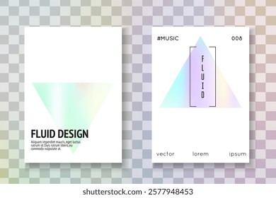 Holographic Foil. Purple Gradient Label. Minimalist Pattern. Fashion Screen. Neon Poster. Colourful Prism Brochure. Modern Banner. Pink Holographic Foil