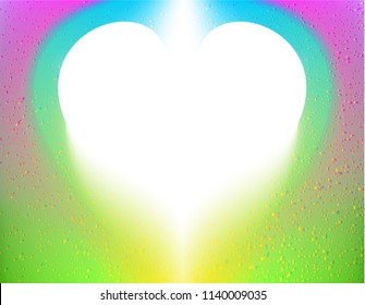 Holographic Foil. Very beautiful rainbow texture.Wonderful magic background. Fantasy colorful card. Iridescent art. Trendy punchy pastel green color.