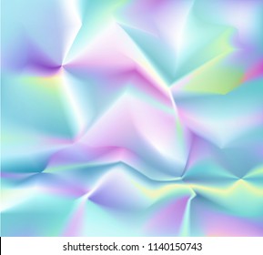 Holographic Foil. Very beautiful rainbow texture.Wonderful magic background. Fantasy colorful card. Iridescent art. Trendy punchy spectrums color.