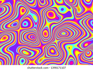 Holographic Galaxy. Marble Pattern. Unicorn Space Swirl Background. Vector Illustration EPS10