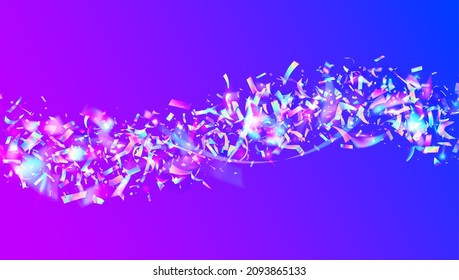 Holographic Glare. Glamour Art. Pink Party Confetti. Kaleidoscope Glitter. Rainbow Texture. Metal Christmas Gradient. Holiday Foil. Blur Flyer. Purple Holographic Glare