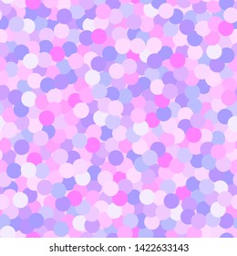 Holographic glitter texture, seamless pattern with confetti. Shimmer pastel background. Vector illustration for your design