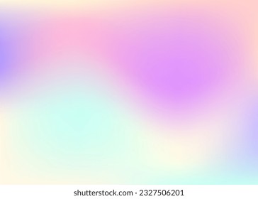 Holographic Gradient. Abstract Texture. Hologram Background. Kawaii Card. Pop Surface. Girlie Mesh. Purple Soft Background. Neon Gasoline Brochure. Blue Holographic Gradient