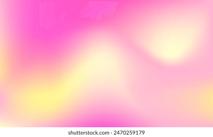 Holographic gradient background. Abstract vibrant rainbow blur banner. Vector illustration