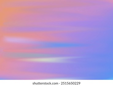 Holographic gradient foil background vector design. Neon spectrum hologram magic cover. Party banner fairy backdrop. Blur radiance abstract pattern. Futuristic holography digital wallpaper.