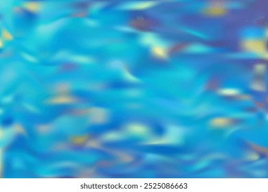 Diseño de Vector de fondo de lámina de gradiente holográfico. Cubierta mágica del holograma del espectro de neón. Fondo de fallo de Anuncio de fiesta. Patrón abstracto de brillo ligero. Colorido Fondo de pantalla de holografía.
