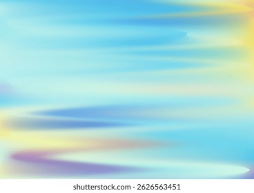 Holographic gradient foil background vector design. Neon spectrum hologram magic cover. Party banner smooth backdrop. Blur radiance abstract pattern. Halographic liquid motion wallpaper.