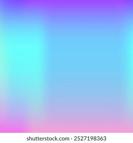 Holographic Gradient. Hologram Background. Violet Metal Background. Shiny Vector. Plastic Mesh. Pearlescent Texture. Hipster Flyer. Retro Multicolor Template. Pink Holographic Gradient