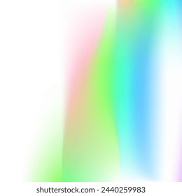 Holographic Gradient. Hologram Texture. Shiny Card. Iridescent Texture. Hippie Metal Background. Blur Gasoline Invitation. Bright Foil. Pop Surface. Green Holographic Gradient