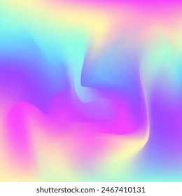 Holographic Gradient. Iridescent Texture. Metal Glitch. Pearlescent Texture. Blur Minimalist Brochure. Pink Neon Background. Kawaii Mesh. Cosmos Foil. Violet Holographic Gradient