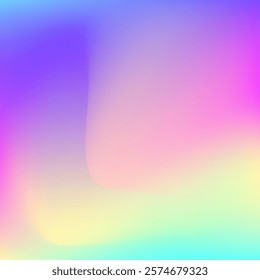 Holographic Gradient. Modern Mesh. Violet Soft Texture. Abstract Texture. Hologram Background. Blur Pattern. Neon Multicolor Illustration. Rainbow Fluid. Pink Holographic Gradient
