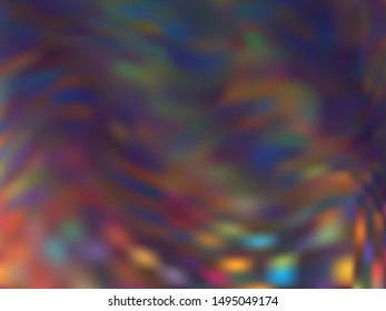 Holographic gradient neon vector illustration. Electro neon party graphics background. Liquid colors explosion background. Elegant gradient neon holographic backdrop shimmer print.