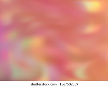 Holographic gradient neon vector illustration. Trendy neon party graphics background. Polar lights liquid colors background. Lucent gradient neon holographic backdrop shimmer print.
