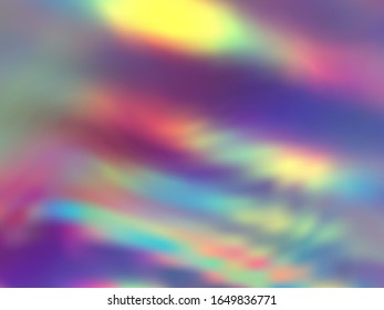 Holografische Farbverlauf Neon Vektorillustration Illustration. Moderner Regenbogen-Hintergrund. Polarlichter, flüssige Farben, Hintergrund. Einfache Farbverlauf-Neon holografische Hintergrund glänzt immer.
