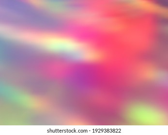Holografische Farbverlauf Neon Vektorgrafik. Trendy irisierter, mermaid Hintergrund. Flüssige Farben spritzen den Hintergrund. Einfache Farbverlauf-Neon holografische Hintergrund glänzt immer.