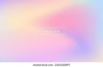 Holographic gradient pastel modern rainbow background  colors for deign concepts  wallpapers  web  presentations   prints  vector design 