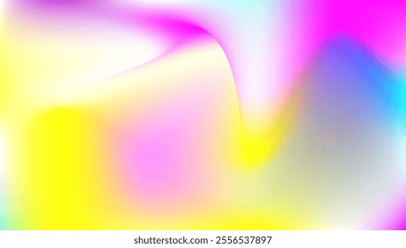 Holographic Gradient. Pearlescent Background. Soft Poster. Rainbow Flyer. Fantasy Cover. Metal Holography Brochure. Abstract Background. Pink Retro Texture. Blue Holographic Gradient