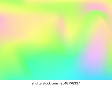 Holographic Gradient. Pop Spectrum Brochure. Iridescent Background. Hippie Retro Texture. Pearlescent Background. Soft Concept. Trendy Mesh. Blur Light. Green Holographic Gradient