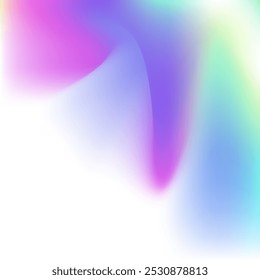 Farbverlauf. Lila Pop Textur. Helle Flüssigkeit. Neon Glitter. Flüssiges Licht. Hologramm-Hintergrund. Metall-Mehrfarben-Vorlage. Abstrakter Hintergrund. violetter holografischer Farbverlauf