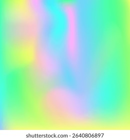 Holographic Gradient. Soft Creative Brochure. Neon Glitch. Abstract Background. Kawaii Paper. Iridescent Texture. Yellow Metal Texture. Shiny Foil. Blue Holographic Gradient