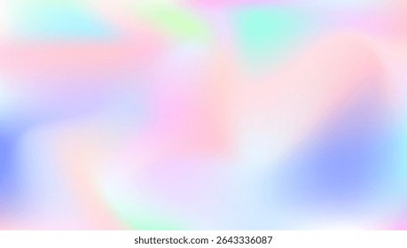 Holographic Gradient. Soft Shapes. Cosmos Paper. Metal Creative Invitation. Vintage Mesh. Purple Neon Texture. Abstract Background. Iridescent Background. Violet Holographic Gradient