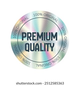 Holographic gradient vector sticker, label sale hologram emblem label for shop online sale premium quality. 100 original. Web design, e-commercial, great for any products.