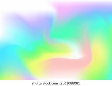 Holographic Gradient. Yellow Retro Background. Pop Paper. Soft Gasoline Template. Shiny Surface. Abstract Background. Hologram Texture. Vibrant Fluid. Pink Holographic Gradient