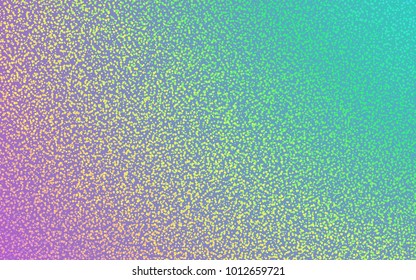 Holographic grunge dot textured radial corner gradient colorful vector backdrop