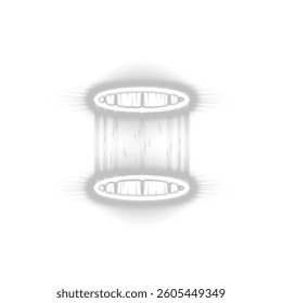 Holographic Light Gate with Glowing Circular Rifts, Futuristic Sci-Fi Vortex, Teleportation Effect with Bright Energy Waves for Virtual Reality, Tech Interfaces, and Digital Illustrations