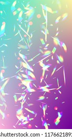 Holographic Light Glitch Effect. Iridescent Background. 
Vector Rainbow Gradient with Sunshine Glare.  
Mesh Holographic Foil. Trendy Hologram Vector Background. Creative Festive Backdrop. 
