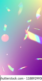 Holographic Light Glitch Effect. Iridescent Background. 
Vector Rainbow Gradient with Sunshine Glare.  Creative Festive Backdrop. 
Mesh Holographic Foil. Trendy Hologram Vector Background.
