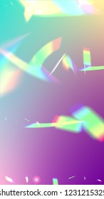 Holographic Light Glitch Effect. Iridescent Background. 
Vector Rainbow Gradient with Sunshine Glare.  Creative Festive Backdrop. 
Mesh Holographic Foil. Trendy Hologram Vector Background.

