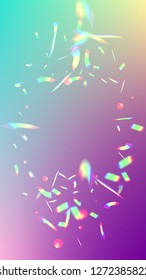 Holographic Light Glitch Effect. Iridescent Background. 
Vector Rainbow Gradient with Sunshine Glare.  Creative Festive Backdrop. 
Mesh Holographic Foil. Trendy Hologram Vector Background.
