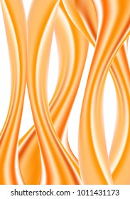 Holographic Liquid. Bright Glossy Dense Liquid in Holographic Style. Illustration. Futuristic Holography. Holographic Liquid for Banner, Brochure Design, Web Design, Cover. Futuristic Abstraction.