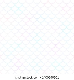 Holographic mermaid scale seamless pattern. 