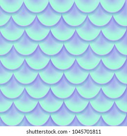 Holographic mermaid tail card or background print