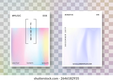 Malha holográfica. Apresentação Geométrica. Modelo Branco Colorido. Design moderno. Tela de Memphis. Capa de gradiente rosa. Textura mínima. Malha holográfica violeta
