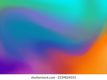 Holographic Neon background ,Colorful psychedelic Abstract. Pastel color waves 