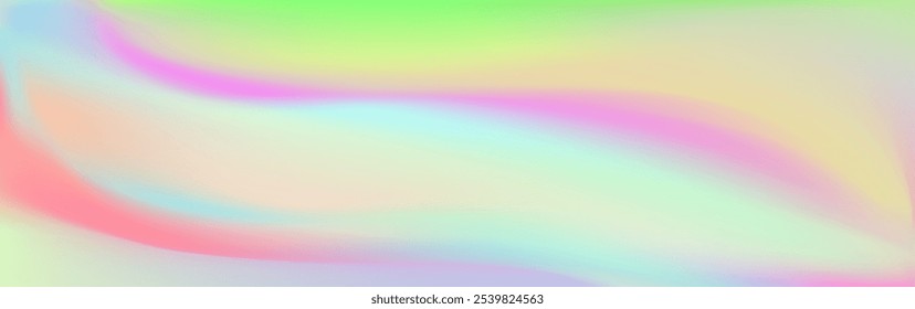 Fundo holográfico neon, colorido psicodélico Abstrato. Ondas de cor pastel 