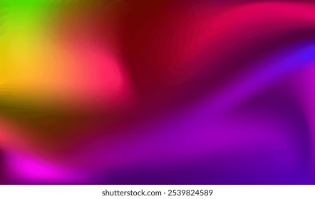 Holographic Neon background ,Colorful psychedelic Abstract. Pastel color waves 