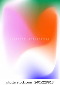 Holographic neon gradient aura mesh background. Soft blurry blue, red, green and white design for social media concepts, landing page, web, smartphone screen, presentations, banners, posters, prints