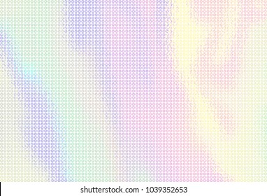 Holographic paillette background in modern glitch style.