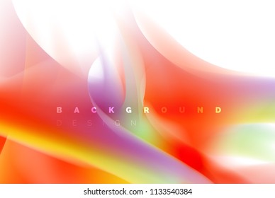 Holographic paint explosion design, fluid colors flow, colorful storm. Liquid mixing colours motion concept, trendy abstract background layout template for business presentation, app wallpaper banner