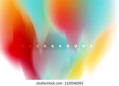 Holographic paint explosion design, fluid colors flow, colorful storm. Liquid mixing colours motion concept, trendy abstract background layout template for business presentation, app wallpaper banner