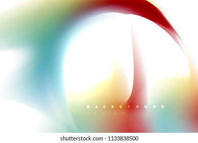 Holographic paint explosion design, fluid colors flow, colorful storm. Liquid mixing colours motion concept, trendy abstract background layout template for business presentation, app wallpaper banner