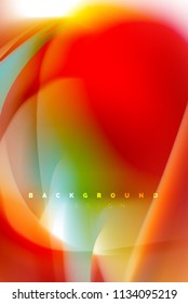 Holographic paint explosion design, fluid colors flow, colorful storm. Liquid mixing colours motion concept, trendy abstract background layout template for business presentation, app wallpaper banner