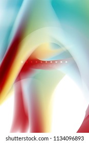 Holographic paint explosion design, fluid colors flow, colorful storm. Liquid mixing colours motion concept, trendy abstract background layout template for business presentation, app wallpaper banner