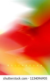 Holographic paint explosion design, fluid colors flow, colorful storm. Liquid mixing colours motion concept, trendy abstract background layout template for business presentation, app wallpaper banner