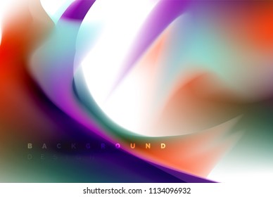 Holografische Farbexplosionsdesign, fließende Farben, bunter Sturm. Motion-Konzept für die Flüssig-Mischfarben, trendige abstrakte Hintergrund-Layout-Vorlage für die Geschäftspräsentation, App-Bildschirmhintergrund