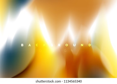Holographic paint explosion design, fluid colors flow, colorful storm. Liquid mixing colours motion concept, trendy abstract background layout template for business presentation, app wallpaper banner
